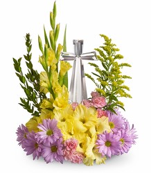 Teleflora Crystal Cross Bouquet from Krupp Florist, your local Belleville flower shop